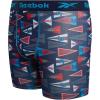imageReebok Boys Boxer Briefs  5 Pack Performance Soft Stretch Breathable 5 Inseam Boxer Briefs Boys Underwear 618Maritime Blue PrintAtomic BlueChinese Red