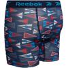 imageReebok Boys Boxer Briefs  5 Pack Performance Soft Stretch Breathable 5 Inseam Boxer Briefs Boys Underwear 618Maritime Blue PrintAtomic BlueChinese Red
