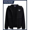 imageReebok Boys Fleece Jacket  Weather Resistant Hooded Full Zip Polar Fleece Jacket for Boys  Lightweight Outerwear JacketsBlack Ink