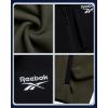 imageReebok Boys Fleece Jacket  Weather Resistant Hooded Full Zip Polar Fleece Jacket for Boys  Lightweight Outerwear JacketsOlive