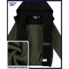 imageReebok Boys Fleece Jacket  Weather Resistant Hooded Full Zip Polar Fleece Jacket for Boys  Lightweight Outerwear JacketsOlive