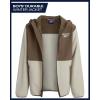 imageReebok Boys Fleece Jacket  Weather Resistant Hooded Full Zip Polar Fleece Jacket for Boys  Lightweight Outerwear JacketsStucco