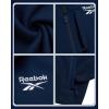 imageReebok Boys Fleece Jacket  Weather Resistant Hooded Full Zip Polar Fleece Jacket for Boys  Lightweight Outerwear JacketsVector Navy Blue