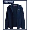 imageReebok Boys Fleece Jacket  Weather Resistant Hooded Full Zip Polar Fleece Jacket for Boys  Lightweight Outerwear JacketsVector Navy Blue