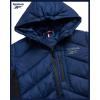 imageReebok Boys Puffer Jacket  Heavyweight Quilted Wind ampamp Water Resistant Boys Winter Coat  Insulated Bubble Kids Winter JacketBatik Blue Navy