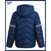 imageReebok Boys Puffer Jacket  Heavyweight Quilted Wind ampamp Water Resistant Boys Winter Coat  Insulated Bubble Kids Winter JacketBatik Blue Navy