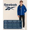 imageReebok Boys Puffer Jacket  Heavyweight Quilted Wind ampamp Water Resistant Boys Winter Coat  Insulated Bubble Kids Winter JacketBatik Blue Navy