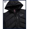 imageReebok Boys Puffer Jacket  Heavyweight Quilted Wind ampamp Water Resistant Boys Winter Coat  Insulated Bubble Kids Winter JacketBlack Ink