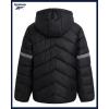 imageReebok Boys Puffer Jacket  Heavyweight Quilted Wind ampamp Water Resistant Boys Winter Coat  Insulated Bubble Kids Winter JacketBlack Ink