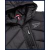 imageReebok Boys Puffer Jacket  Heavyweight Quilted Wind ampamp Water Resistant Boys Winter Coat  Insulated Bubble Kids Winter JacketCharcoal Slate