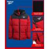 imageReebok Boys Puffer Jacket  Heavyweight Water ampamp Wind Resistant Quilted Boys Winter Coat  Fleece Insulated Kids Winter JacketBlackRed