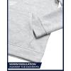 imageReebok Boys Sweatshirts  Performance Fleece Pullover Hoodies for Boys  Cozy Graphic Hoodies for Gym and Daily WearLight Grey Heather