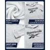 imageReebok Boys Sweatshirts  Performance Fleece Pullover Hoodies for Boys  Cozy Graphic Hoodies for Gym and Daily WearLight Grey Heather