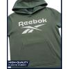 imageReebok Boys Sweatshirts  Performance Fleece Pullover Hoodies for Boys  Cozy Graphic Hoodies for Gym and Daily WearOlive