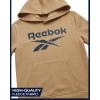 imageReebok Boys Sweatshirts  Performance Fleece Pullover Hoodies for Boys  Cozy Graphic Hoodies for Gym and Daily WearUtility Beige