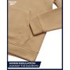 imageReebok Boys Sweatshirts  Performance Fleece Pullover Hoodies for Boys  Cozy Graphic Hoodies for Gym and Daily WearUtility Beige
