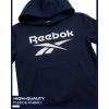 imageReebok Boys Sweatshirts  Performance Fleece Pullover Hoodies for Boys  Cozy Graphic Hoodies for Gym and Daily WearVector Navy