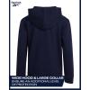 imageReebok Boys Sweatshirts  Performance Fleece Pullover Hoodies for Boys  Cozy Graphic Hoodies for Gym and Daily WearVector Navy