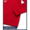 imageReebok Boys Sweatshirts  Performance Fleece Pullover Hoodies for Boys  Cozy Graphic Hoodies for Gym and Daily WearVector Red