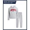 imageReebok Boys Sweatsuit Set  2 Piece Soft Fleece Pullover Matching Hoodies Sweatshirt and Jogger Sweatpants 412Ash Grey