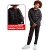 imageReebok Boys Winter Coat  Lightweight Insulated Puffer Jacket  Wind ampamp Water Resistant Quilted Hooded Winter Jacket for BoysBlack