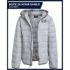 imageReebok Boys Winter Coat  Lightweight Insulated Puffer Jacket  Wind ampamp Water Resistant Quilted Hooded Winter Jacket for BoysIce Grey