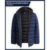 imageReebok Boys Winter Coat  Lightweight Insulated Puffer Jacket  Wind ampamp Water Resistant Quilted Hooded Winter Jacket for BoysNavy