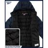 imageReebok Boys Winter Coat  Lightweight Insulated Puffer Jacket  Wind ampamp Water Resistant Quilted Hooded Winter Jacket for BoysNavy