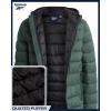 imageReebok Boys Winter Coat  Lightweight Insulated Puffer Jacket  Wind ampamp Water Resistant Quilted Hooded Winter Jacket for BoysOlive