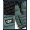 imageReebok Boys Winter Coat  Lightweight Insulated Puffer Jacket  Wind ampamp Water Resistant Quilted Hooded Winter Jacket for BoysOlive