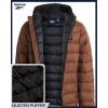 imageReebok Boys Winter Coat  Lightweight Insulated Puffer Jacket  Wind ampamp Water Resistant Quilted Hooded Winter Jacket for BoysTimber
