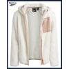 imageReebok Girls Fleece Jacket  Full Zip Soft Sherpa Faux Fur Coat Hooded Winter Jacket  Warm Teddy Coat for GirlsCream