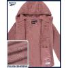 imageReebok Girls Fleece Jacket  Full Zip Soft Sherpa Faux Fur Coat Hooded Winter Jacket  Warm Teddy Coat for GirlsDusty Rose Pink