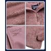 imageReebok Girls Fleece Jacket  Full Zip Soft Sherpa Faux Fur Coat Hooded Winter Jacket  Warm Teddy Coat for GirlsDusty Rose Pink
