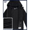 imageReebok Girls Fleece Jacket  Full Zip Soft Sherpa Faux Fur Coat Hooded Winter Jacket  Warm Teddy Coat for GirlsJet Black