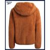 imageReebok Girls Fleece Jacket  Full Zip Soft Sherpa Faux Fur Coat Hooded Winter Jacket  Warm Teddy Coat for GirlsKhaki