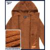imageReebok Girls Fleece Jacket  Full Zip Soft Sherpa Faux Fur Coat Hooded Winter Jacket  Warm Teddy Coat for GirlsKhaki