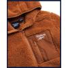 imageReebok Girls Fleece Jacket  Full Zip Soft Sherpa Faux Fur Coat Hooded Winter Jacket  Warm Teddy Coat for GirlsKhaki