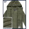 imageReebok Girls Fleece Jacket  Full Zip Soft Sherpa Faux Fur Coat Hooded Winter Jacket  Warm Teddy Coat for GirlsSage Mist