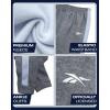 imageReebok Toddler Boys Tracksuit  2 Piece Cozy Soft Fleece Toddler Zip Up Hoodie Sweatshirt and Boys Jogger Pants OutfitDark Grey Heather
