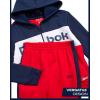 imageReebok Toddler Boys Tracksuit  2 Piece Cozy Soft Fleece Toddler Zip Up Hoodie Sweatshirt and Boys Jogger Pants OutfitVector Red