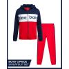 imageReebok Toddler Boys Tracksuit  2 Piece Cozy Soft Fleece Toddler Zip Up Hoodie Sweatshirt and Boys Jogger Pants OutfitVector Red