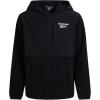 imageReebok Boys Fleece Jacket  Weather Resistant Hooded Full Zip Polar Fleece Jacket for Boys  Lightweight Outerwear JacketsBlack Ink