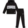 imageReebok Toddler Boys Tracksuit  2 Piece Cozy Soft Fleece Toddler Zip Up Hoodie Sweatshirt and Boys Jogger Pants OutfitBlack