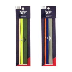 imageReebok 2pk Headwraps  6pc Assorted Headwraps Secure Versatile DamageFree Hold  Quality Gym Hair Accessories for Active ComfortEarthtone