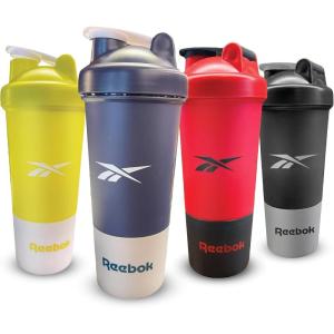 imageReebok Athletic Shaker  17oz Protein Bottle  Gym Running Hiking  BPA Free BlueBlue