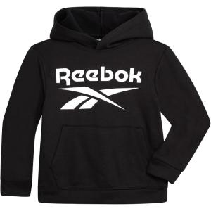 imageReebok Boys Sweatshirts  Performance Fleece Pullover Hoodies for Boys  Cozy Graphic Hoodies for Gym and Daily WearBlack
