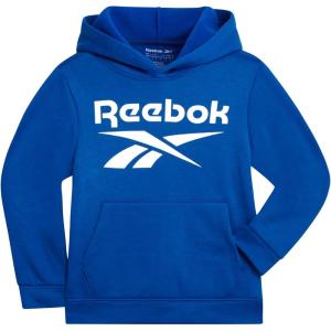 imageReebok Boys Sweatshirts  Performance Fleece Pullover Hoodies for Boys  Cozy Graphic Hoodies for Gym and Daily WearVector Blue