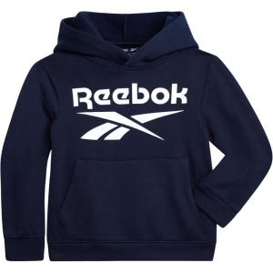 imageReebok Boys Sweatshirts  Performance Fleece Pullover Hoodies for Boys  Cozy Graphic Hoodies for Gym and Daily WearVector Navy