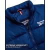 imageReebok Mens Puffer Vest  Full Zip Midweight Thick Insulated Sleeveless Jacket for Men  Outdoor Quilted Puffer Winter VestBatik Blue